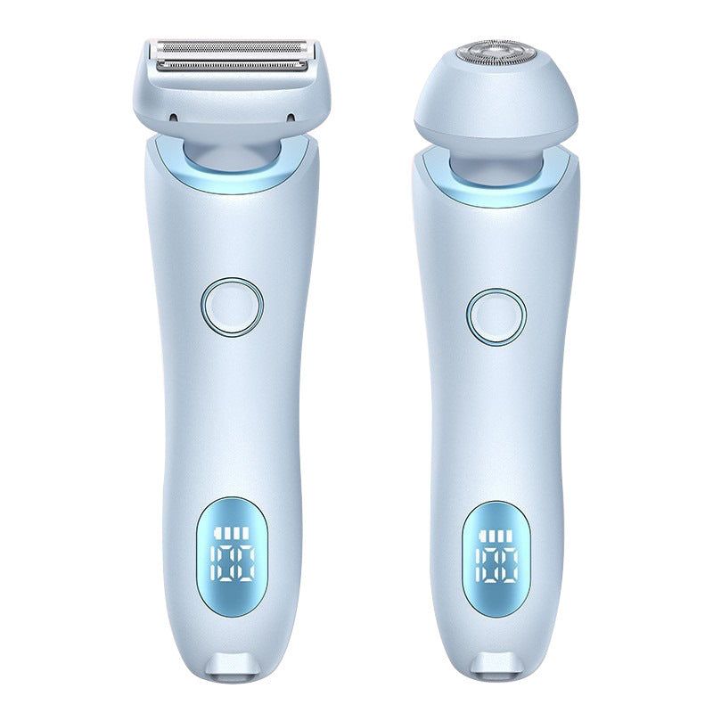 2 In 1 Hair Removal Epilator USB Rechargeable Trimmer Women Body Razor Face Leg Armpit Bikini Hand Pubic Shaver Hair Remover Overview: 【2 in 1 Electric Shaver for Women】electric razors aim to provide a painless & safe way for women shaving without worryin
