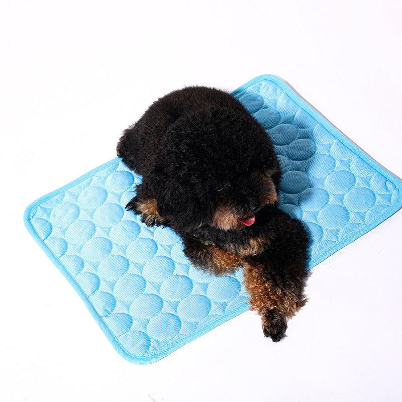 Pet Ice Mat Summer Pet Mat Dog Mat Cat Cooling Mat Pet Supplies Pet Cooling Supplies Pet Mat Product Information: Material: Cloth Product Category: Seat Cushion Item No.: Pet cold pad Color: pink, dark blue, light blue, gray, brown Specifications: 40*30CM