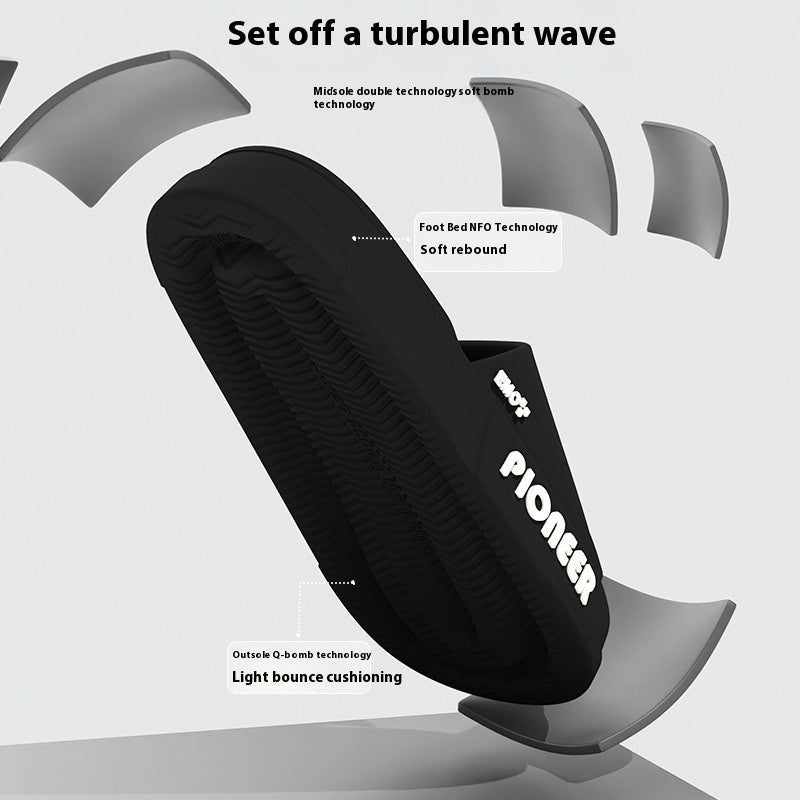 Men's Sandals Household Bathroom Non-slip Bathroom Slippers Product information: Color: black, brown, gray, white, green, purple With USB or not: no Size: 36-37 (suitable for 35-36 yards),38-39 (suitable for 37-38 yards),40-41 (suitable for 39-40 yards),4