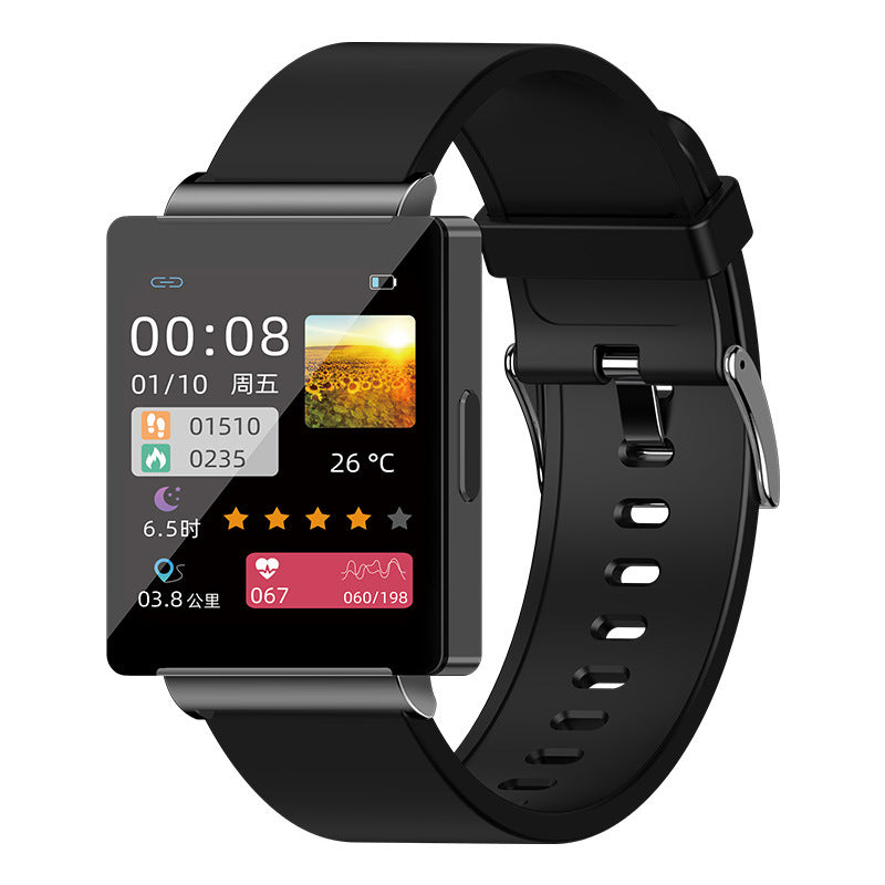 Smart Watch Body Temperature Blood Sugar Heart Rate Product information : Operation mode: touch+key. Wrist band material: tpu Strap style: sports Functions: waterproof, step counting, heart rate monitoring, blood pressure measurement, social entertainment