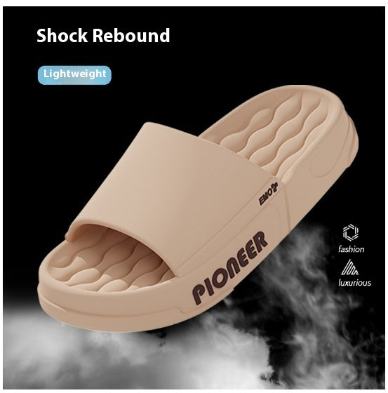 Men's Sandals Household Bathroom Non-slip Bathroom Slippers Product information: Color: black, brown, gray, white, green, purple With USB or not: no Size: 36-37 (suitable for 35-36 yards),38-39 (suitable for 37-38 yards),40-41 (suitable for 39-40 yards),4