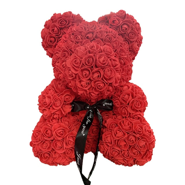 Rose Bear Heart Artificial Flower Our Rose Bear Heart Artificial Flower is the perfect way to show someone you care. This sophisticated symbol of appreciation comes in two sizes– 25 cm and 40 cm – making it perfect for a range of gift giving occasions. Th