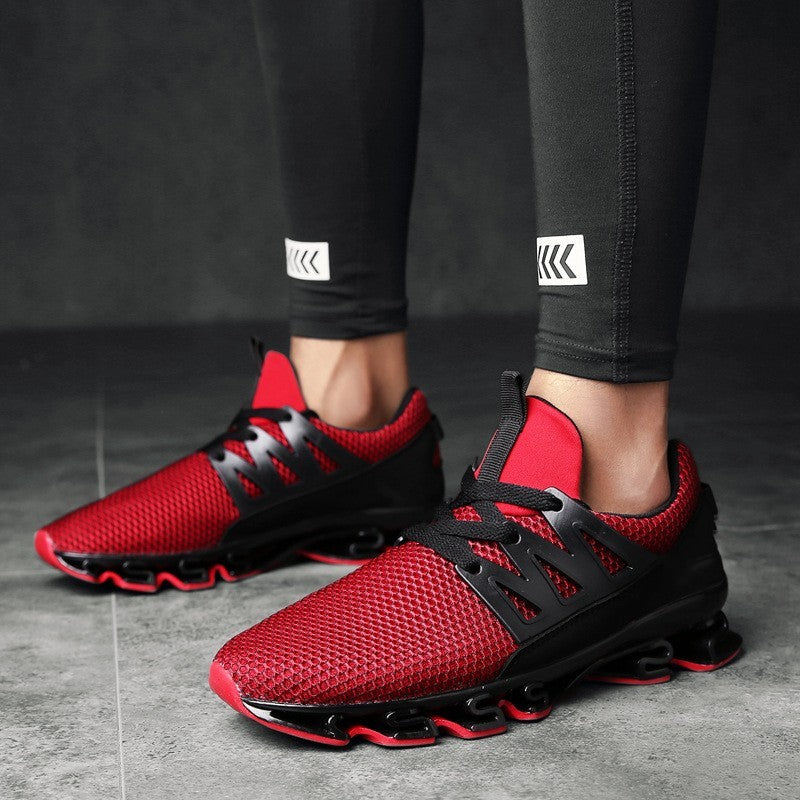 Versatile Thick Sole Casual Shoes Running Shoes Product information : Function: lightweight, wear-resistant, non-slip. Inner material: mesh Sole material: rubber Color: red, black, gray Size Information: Size: 36, 37, 38, 39, 40, 41, 42, 43, 44, 45, 46, 4
