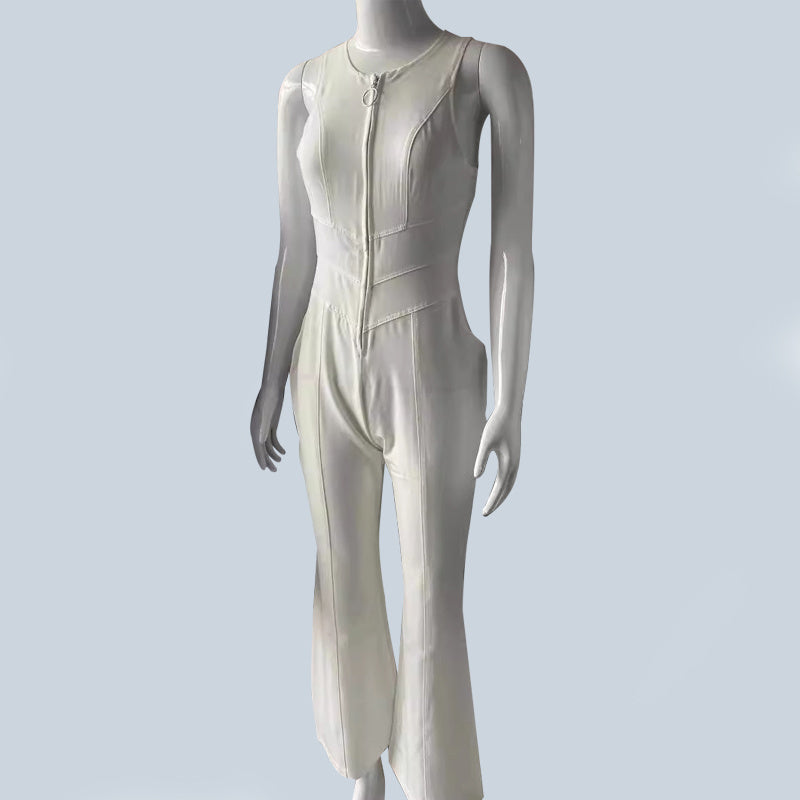 Summer Slim Heart-shape Backless Denim Jumpsuit Women Halter Neck Zip Up High Waist Panst Retro Style Clothing Overview: Unique design, stylish and beautiful. Good material, comfortable wear. A variety of colors, any choice. Product information: Size: S,M