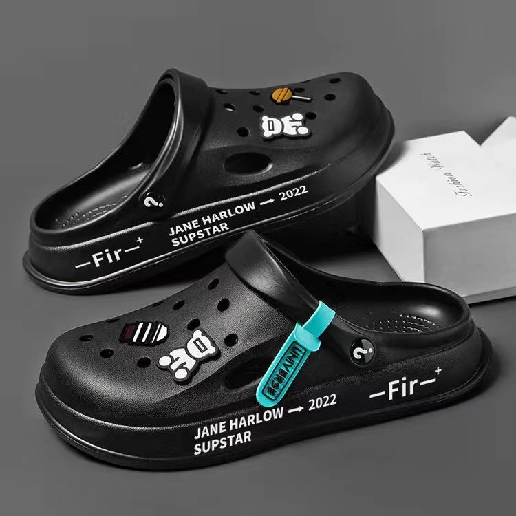 Casual Students' Beach Sandals Soft Bottom For Driving Non-slip Pump Product information: Color: ,beige-candy bear [upgraded version], gray-candy bear [upgraded version], black-candy bear [upgraded version], Size: 36-37 suitable for 35-36 feet, 38-39 suit