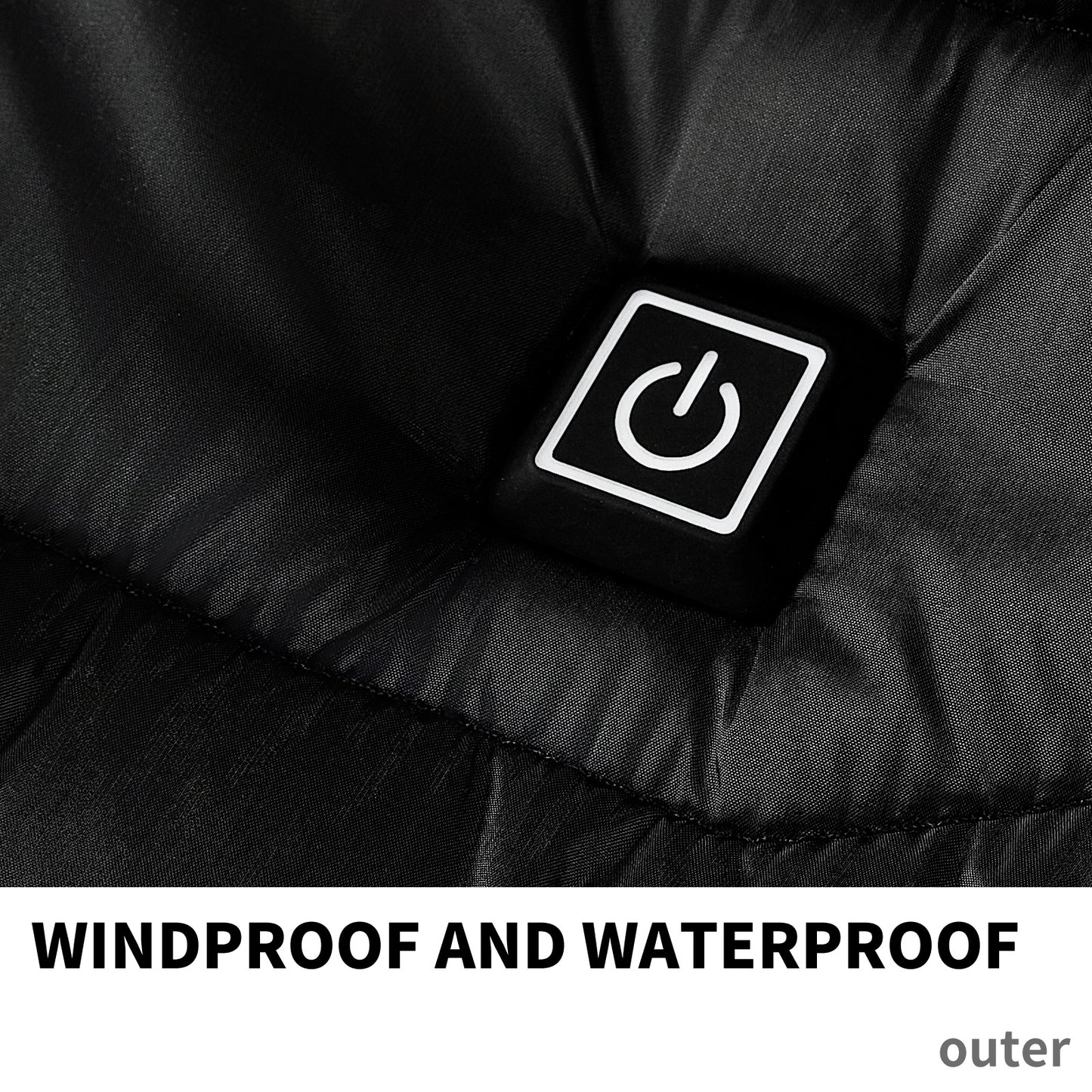 Men Heated Puffer Jacket Electric Heating Coat Insulated Hood Windbreaker 9Heat Zones Perfect for skiing: With its lightweight and long-sleeve puffer design, this heated jacket is ideal for skiing. It provides the necessary warmth without hindering your m