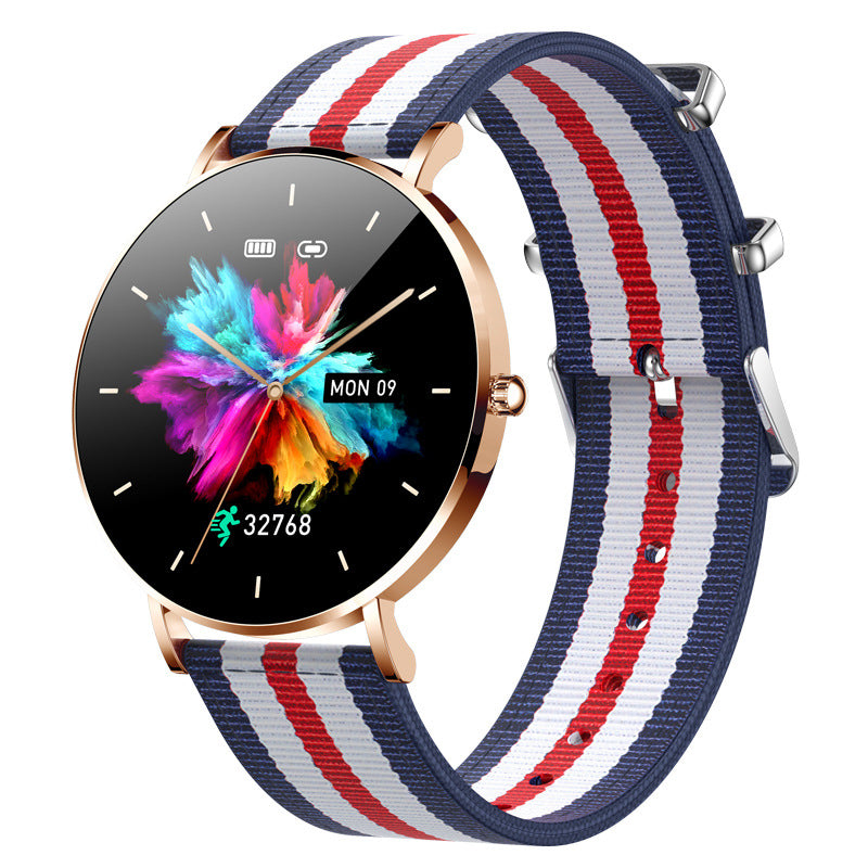 T8 Women's Thin Smart Call Watch Heart Rate And Blood Pressure Monitoring Product information: Display:1.3 inch Amoled Waterproof level: IP67 Processor:RTL8762 Bluetooth:BT5.0 Battery capacity:185 mAh Operating system: more than Android.4.4/ more than I0S