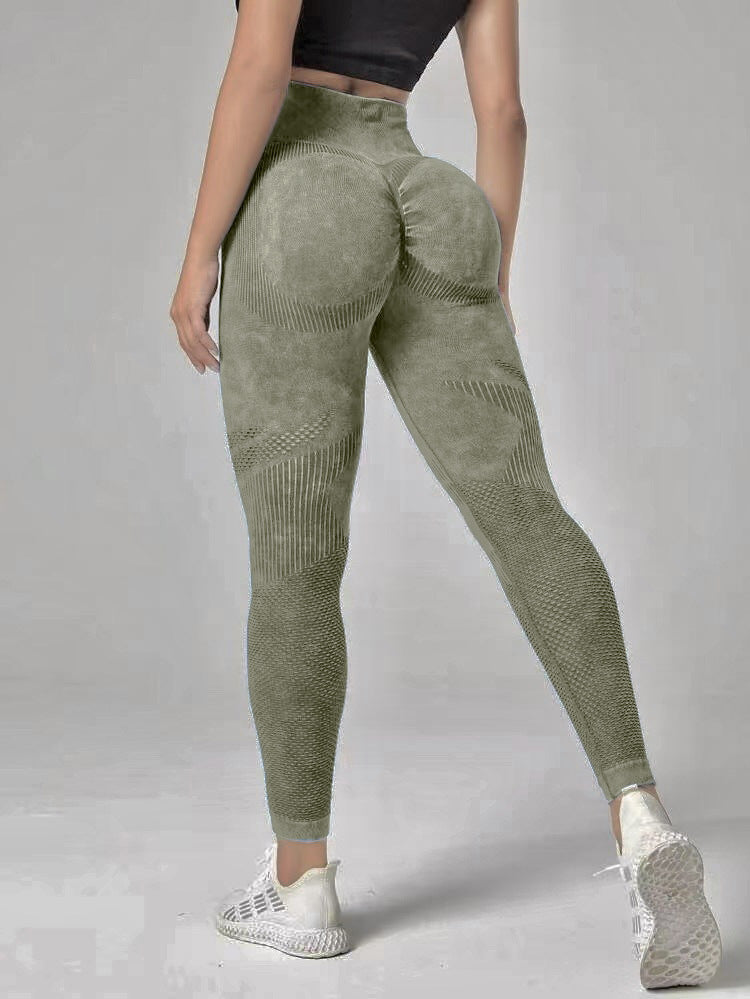 Hollow Design Seamless Leggings High Waist Hip Lifting Running Sports Fitness Yoga Pants Fashion Womens Clothing Product information: Material:nylon + spandex Style:Fashion Simple Features:Solid color Color:picture color Size Information: Note: 1. Asian s