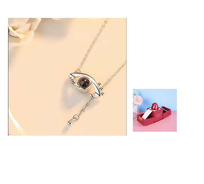 Hot Valentine's Day Gifts Metal Rose Jewelry Gift Box Necklace For Wedding Girlfriend Necklace Gifts Overview: 100% new design and high quality Must-have for fashion women Have a beautiful appearance Specifications: Necklace： Style: ethnic Material: Cryst