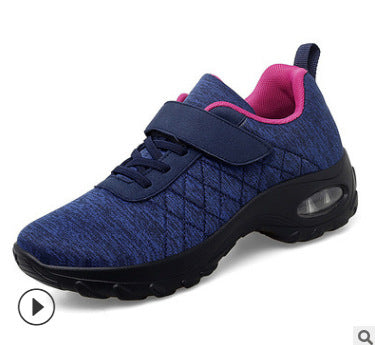 Women's Pumps Low-top Flying Woven Shoes Muffin Rocking Shoes Product information: Pattern: solid color Toe holder shape: round head Color: ZJW-2106 Blue, ZJW-2106 Black, ZJW-2106 gray Pink, ZJW-2106 gray moon Shoe Upper material: mesh fabric Heel height: