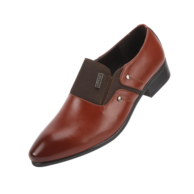 Mens Fashion Casual Pointed Toe Leather Shoes Product information: Function: Breathable Closure: One-stepper Size: 38 39 40 41 42 43 44 Popular elements: stitching Heel height: low heel (1-3cm) Color classification: light brown black white Toe style: poin