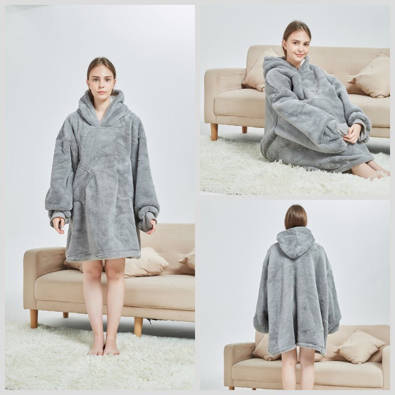 Cartoon Animal One-piece Pajamas Starry Sky Wine Red Winter Clothes Robe Men And Women Thickened Product information: Product Category: Nightgown Fabric name: lamb wool Main fabric composition: polyester fiber (polyester) Thickness: Super thick Applicable
