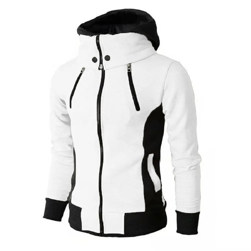 Men's Zip UP Hooded Jacket Fake Two Piece Sports Cardigan Casual Slim Sweatshirt Jacket Overview Zipper design. Let the glove is not easy to fall off. Durable, soft, and flexible, comfortable, and breathable. Touch screen finger design, sensitive to touch