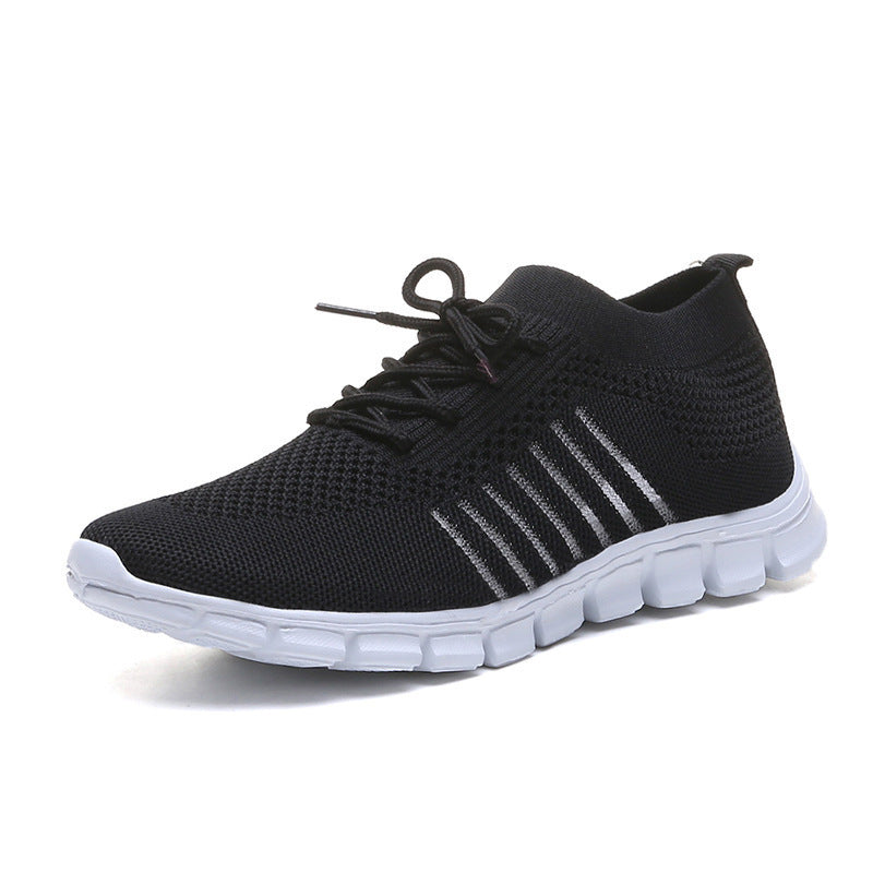 Flying Woven Mesh Women's Shoes Breathable Sneakers Specification: Upper material: mesh Sole Material: Rubber Applicable gender: neutral/male and female Upper height: low Sole craft: viscose shoes Wearing style: front tie Inside material: mesh Color: red,
