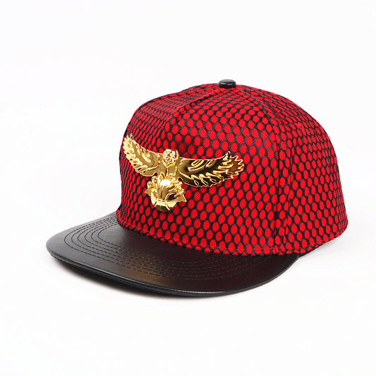 Street Hip-hop Baseball Cap Men's Dapeng Wings Student Hip-hop Cap Product information: Material: leather Cortical features: imitation leather Style: European and American Weaving method: satin Processing method: satin file Popular elements: hip hop Patte