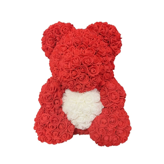 Rose Bear Heart Artificial Flower Our Rose Bear Heart Artificial Flower is the perfect way to show someone you care. This sophisticated symbol of appreciation comes in two sizes– 25 cm and 40 cm – making it perfect for a range of gift giving occasions. Th