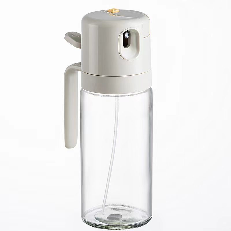 2 In 1 Oil Sprayer Bottle BBQ Cooking Oil Dispenser Olive Oil Pourers Sprayer Kitchen Baking Oil Mister Vinegar Bottle Overview: 1. Automatic Opening and Closing: The Olive Oil Spray Bottle lets you pour oil with a single hand. It has a smart design that