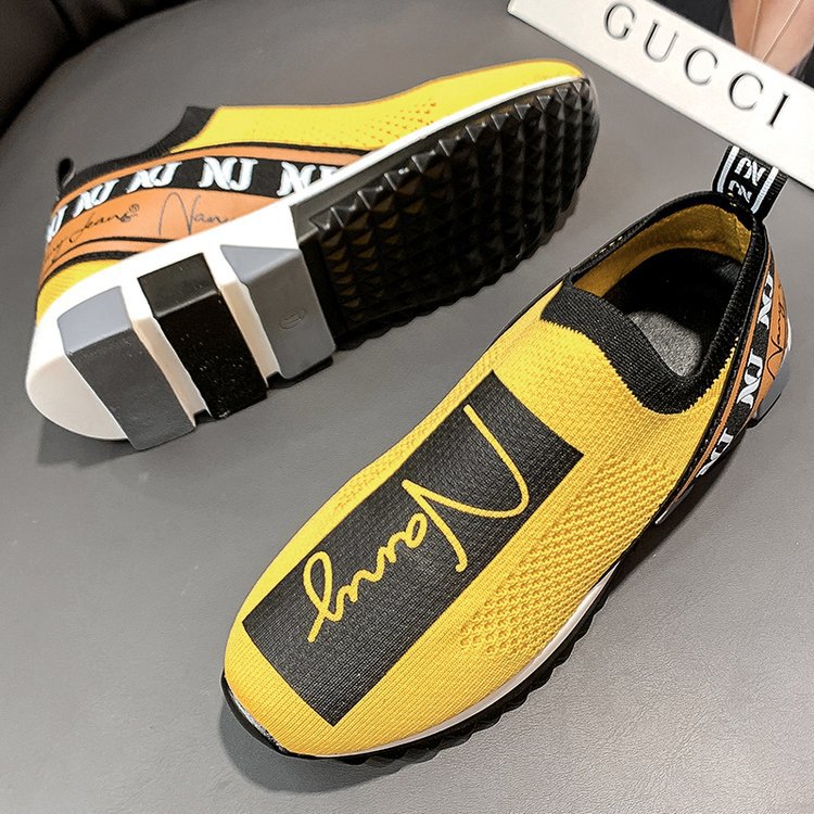 Flying Woven Sneakers Breathable Couple Coconut Shoes Women's Single Shoes Product information: Upper material: fabric Popular elements: slope heel, waterproof platform, color matching Supply category: spot Toe shape: round head Heel height: middle heel (