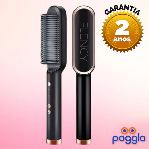 Straightening Brush Flency Bivolt 5 IN 1 The Straightening Brush Flency Bivolt 5 in 1 is a versatile hair styling tool that combines the functionality of a straightener with additional features. This straightening brush offers multiple functions in one de