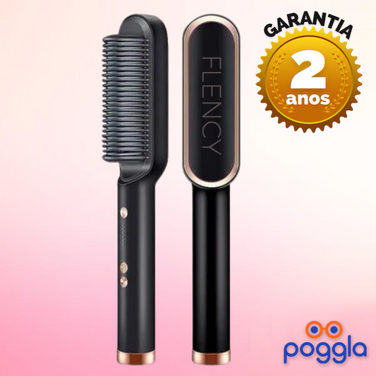 Straightening Brush Flency Bivolt 5 IN 1 The Straightening Brush Flency Bivolt 5 in 1 is a versatile hair styling tool that combines the functionality of a straightener with additional features. This straightening brush offers multiple functions in one de