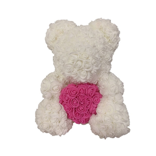 Rose Bear Heart Artificial Flower Our Rose Bear Heart Artificial Flower is the perfect way to show someone you care. This sophisticated symbol of appreciation comes in two sizes– 25 cm and 40 cm – making it perfect for a range of gift giving occasions. Th
