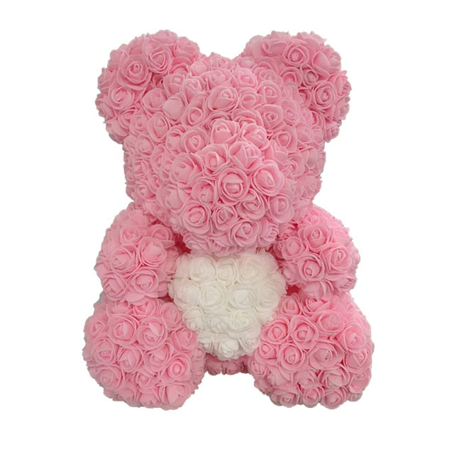 Rose Bear Heart Artificial Flower Our Rose Bear Heart Artificial Flower is the perfect way to show someone you care. This sophisticated symbol of appreciation comes in two sizes– 25 cm and 40 cm – making it perfect for a range of gift giving occasions. Th