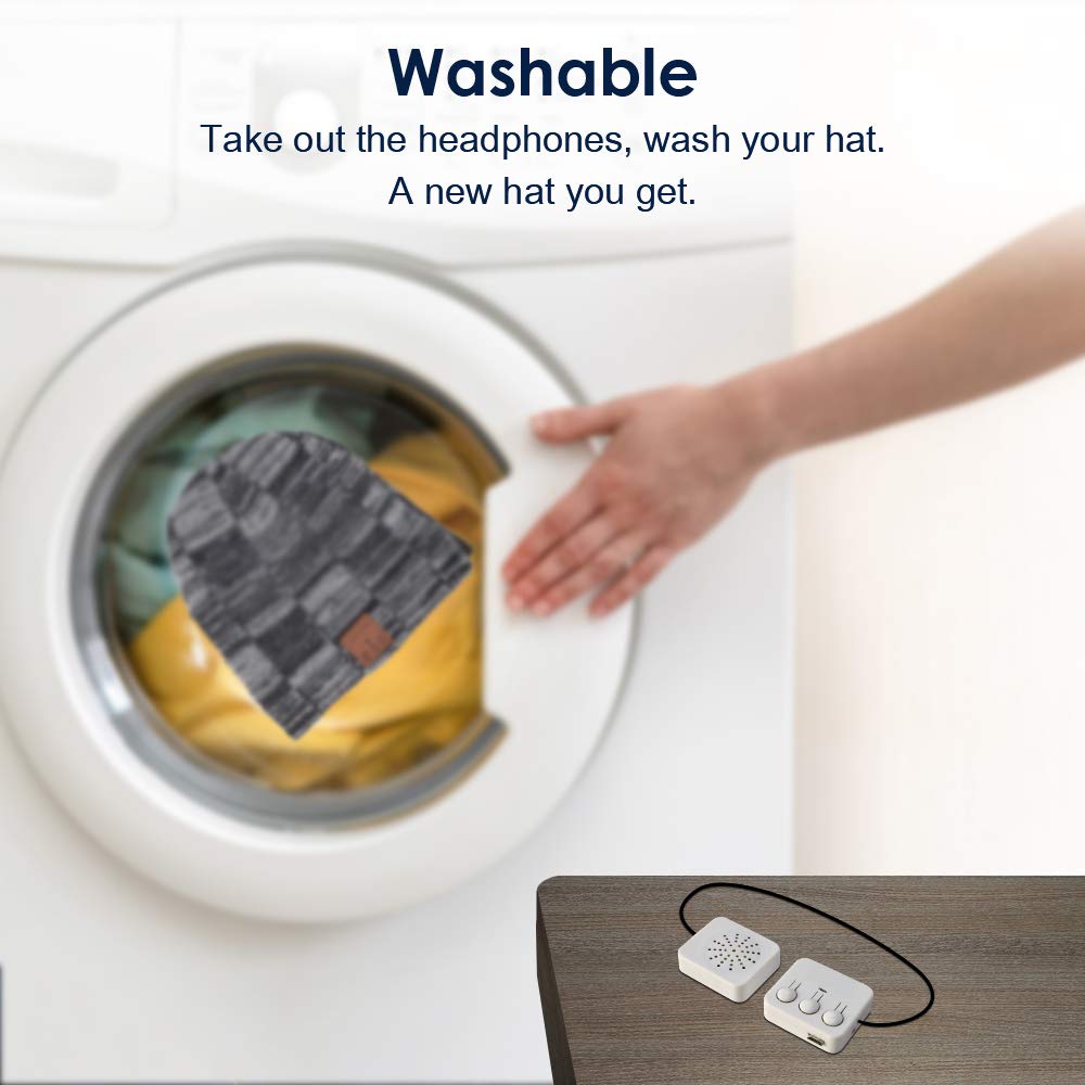 Bluetooth Beanie PERFECT MUSIC GIFTS FOR MEN/WOMEN: True HD high fidelity sound produces great sound quality, Bluetooth hats are perfect gifts for your families, friends, children, colleagues, neighbors, business partners on Christmas, Thanksgiving, New y