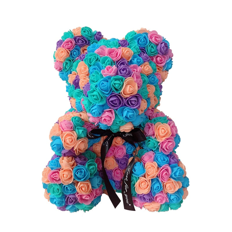 Rose Bear Heart Artificial Flower Our Rose Bear Heart Artificial Flower is the perfect way to show someone you care. This sophisticated symbol of appreciation comes in two sizes– 25 cm and 40 cm – making it perfect for a range of gift giving occasions. Th
