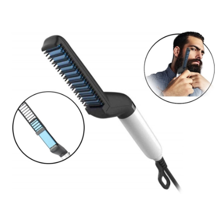 Electric Comb for Men's Beard and Hair Looking for an electric comb that can tame your beard and hair? Look no further than the Electric Comb for Men's Beard and Hair! This handy tool comes with everything you need to keep your facial hair looking neat an