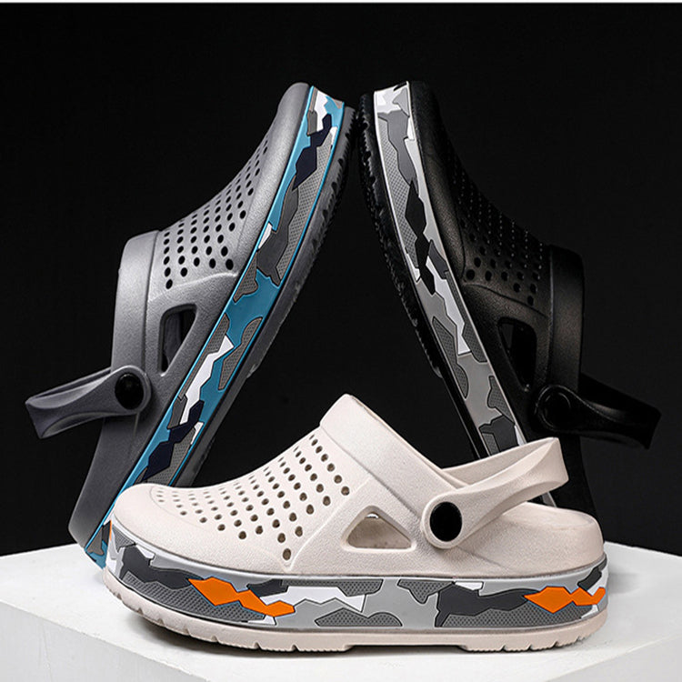 Non-Slip Slippers Introducing our Summer Sandals with Baotou Non-Slip Slippers – the perfect choice for effortless summer adventures. With a thick sole and breathable design, these beach shoes offer comfort and secure footing. Step outside with confidence