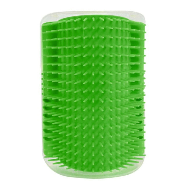 Cat Self Groomer Corner Brush Features:The product is designed according to the living habits of the cat.It plays the role of the rubbing of a cat.In combing the cat's hair, it can remove loose and shedding hair.It is equipped to attract the cat's eye, pr