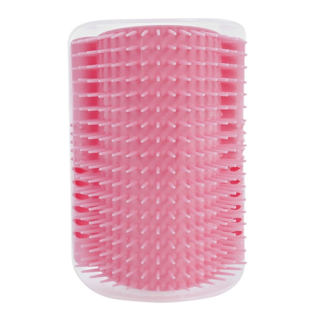 Cat Self Groomer Corner Brush Features:The product is designed according to the living habits of the cat.It plays the role of the rubbing of a cat.In combing the cat's hair, it can remove loose and shedding hair.It is equipped to attract the cat's eye, pr