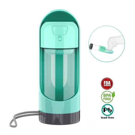 Portable Dog Drinker Bottle Looking for a travel-friendly way to give your furry friend fresh water on the go? Look no further than the Portable Dog Drinker Bottle! This high-quality, BPA-free water bottle is made of durable ABS and PC material and folds