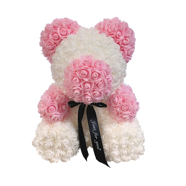 Rose Bear Heart Artificial Flower Our Rose Bear Heart Artificial Flower is the perfect way to show someone you care. This sophisticated symbol of appreciation comes in two sizes– 25 cm and 40 cm – making it perfect for a range of gift giving occasions. Th