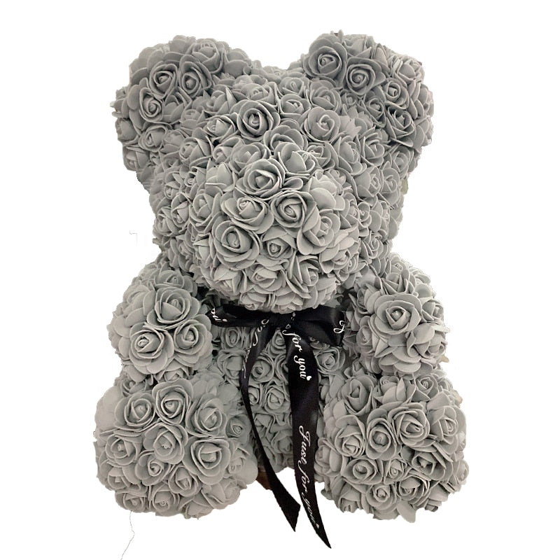 Rose Bear Heart Artificial Flower Our Rose Bear Heart Artificial Flower is the perfect way to show someone you care. This sophisticated symbol of appreciation comes in two sizes– 25 cm and 40 cm – making it perfect for a range of gift giving occasions. Th