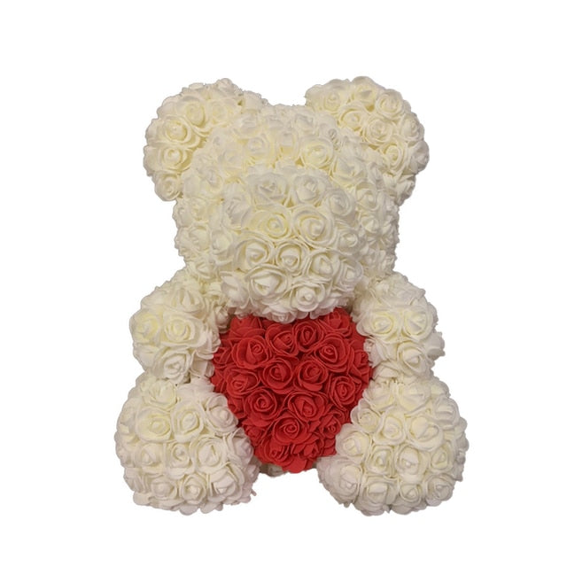 Rose Bear Heart Artificial Flower Our Rose Bear Heart Artificial Flower is the perfect way to show someone you care. This sophisticated symbol of appreciation comes in two sizes– 25 cm and 40 cm – making it perfect for a range of gift giving occasions. Th
