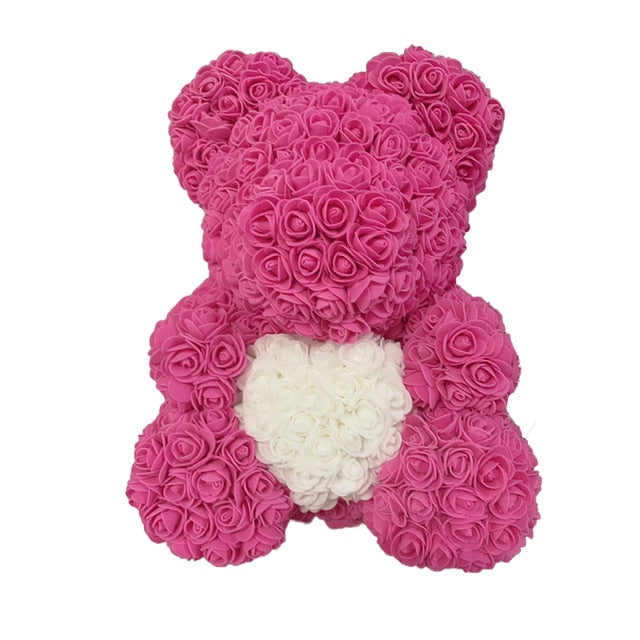 Rose Bear Heart Artificial Flower Our Rose Bear Heart Artificial Flower is the perfect way to show someone you care. This sophisticated symbol of appreciation comes in two sizes– 25 cm and 40 cm – making it perfect for a range of gift giving occasions. Th