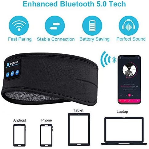 Bluetooth Sleeping Headset If you're looking for a way to improve your sleep quality, this Bluetooth Sleeping Headset is a great option. This comfortable headset blocks out light and auditory distractions, allowing you to relax and drift off to sleep. Wit