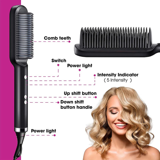 Anti-scalding Ceramic Hair Curler The new anti-scalding ceramic hair curler is the perfect styling tool for those who want sleek and straight hair. The ceramic material heats up quickly and evenly, prevents heat damage, and leaves hair looking shiny and h