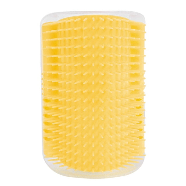 Cat Self Groomer Corner Brush Features:The product is designed according to the living habits of the cat.It plays the role of the rubbing of a cat.In combing the cat's hair, it can remove loose and shedding hair.It is equipped to attract the cat's eye, pr
